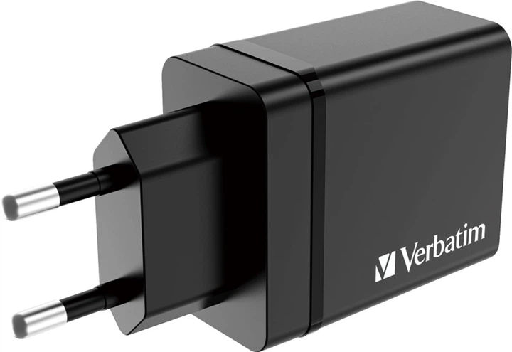 Ładowarka sieciowa Verbatim USB 30W, PD 3.0/QC 3.0 Black (49700) - obraz 3