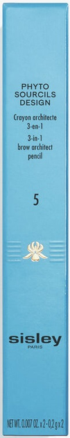 Олівець для брів Sisley Phyto-Sourcils Design 5 Taupe 2 x 0.2 г (3473311875259) - зображення 4