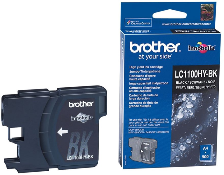 Картридж Brother LC1100HY-BK High Yield 2-pack Black (LC1100HYBKBP2DR) - зображення 2