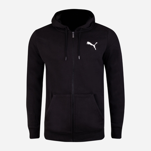 Bluza męska rozpinana sweetwear z kapturem Puma Hoodie 586702 51 L Czarna (4063697312470) - obraz 3