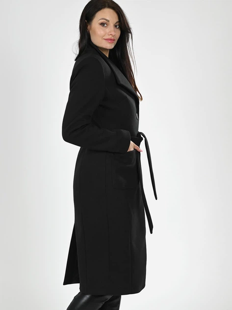 Płaszcz damski jesienny długi Gamstel Salma XL Czarny (5904905961976) - obraz 2