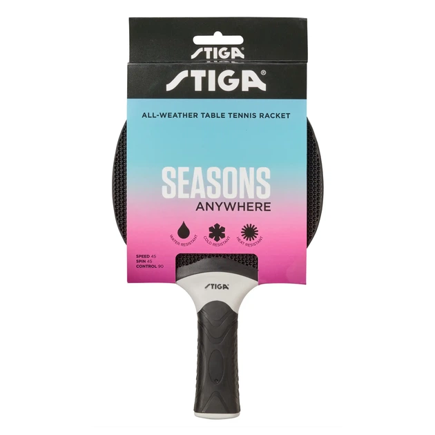 Ракетка для настольного тенниса Stiga Seasons Anywhere Black FL (1210-0122-01) - Фото 1 Ракетка для настольного тенниса Stiga Seasons Anywhere Black FL (1210-0122-01) - изображение 1