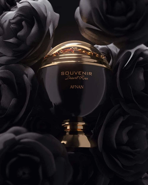 Подарунковий набір для жінок Afnan Souvenir Desert Rose Парфумована вода 100 мл + Гель для душу 100 мл + Лосьйон для тіла 100 мл (6290171073277) - зображення 4