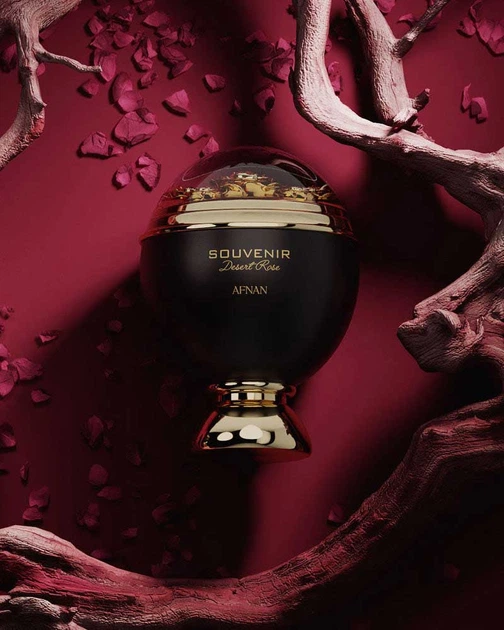 Подарунковий набір для жінок Afnan Souvenir Desert Rose Парфумована вода 100 мл + Гель для душу 100 мл + Лосьйон для тіла 100 мл (6290171073277) - зображення 5