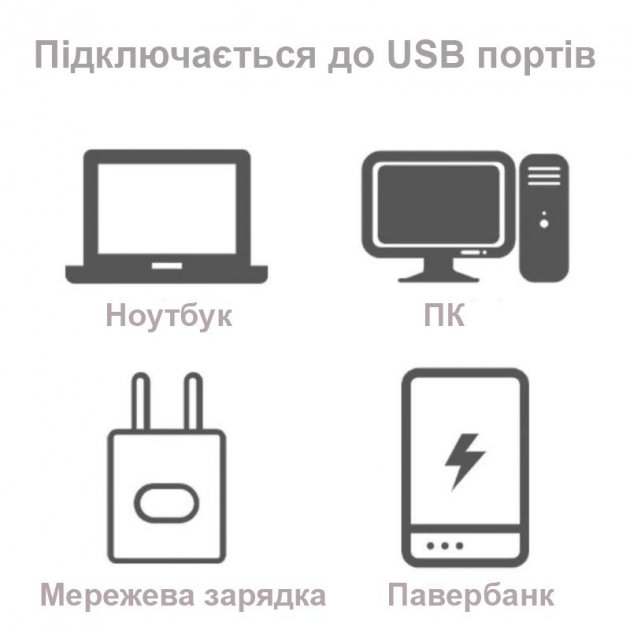 Светлячок LED лампочка ночник Светодиодный USB светильник подсветка UKC - изображение 7