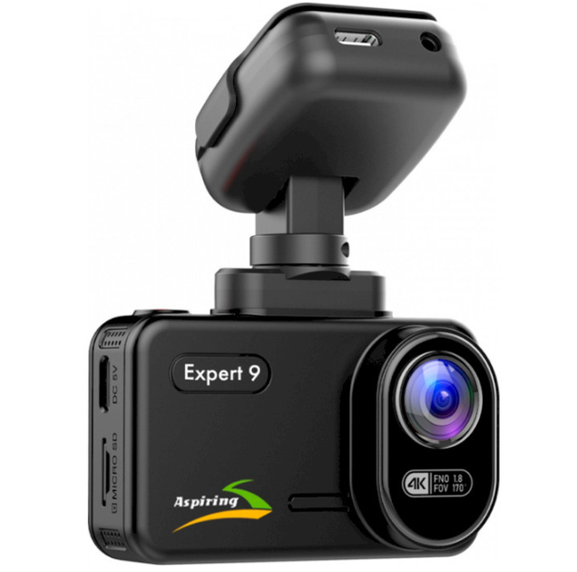 Автомобильный видеорегистратор Aspiring Expert 9 Speedcam WI-FI GPS 2K 2 camers Black (EX123SS) - изображение 8
