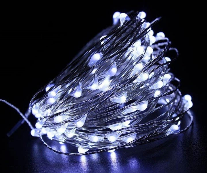 Новогодняя светодиодная гирлянда от сети Роса 100 LED 10 м белый (132-41-Роса 1901-03) - Фото 1 Новогодняя светодиодная гирлянда от сети Роса 100 LED 10 м белый (132-41-Роса 1901-03) - изображение 1