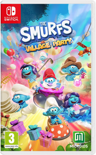 Gra Nintendo Switch The Smurfs: Village Party (Kartridż) (3701529505416) - obraz 1