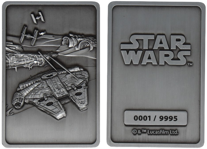 Plakietka kolekcjonerska Fanatik Star Wars Millenium Falcon Limited Edition (5060662467264) - obraz 4