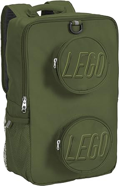 Рюкзак Lego Brick Backpack 18 л оливковий (757894512101) - зображення 1