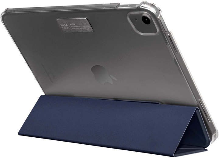 Обкладинка LAUT HUEX FOLIO Versatile Stand для Apple iPad Air 13" 2024 Transparent-Navy (L_IPA24L_HF_NV) - зображення 2