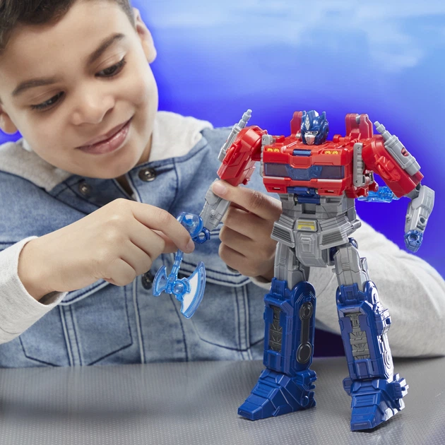 Іграшка-трансформер Hasbro Power Flip Optimus Prime 20 см F9209 (5010996265593) - зображення 12