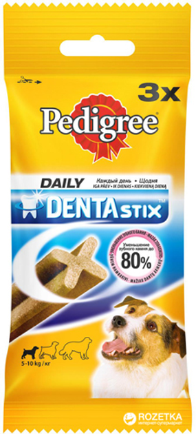 Лакомство Pedigree Denta Stix для чистки зубов 45 г (5998749106877) – в ...