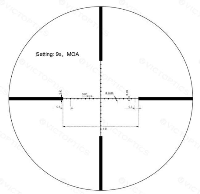 Прицел оптический Vector Optics C3 3-9x32 (25,4 мм) illum. SFP - изображение 2