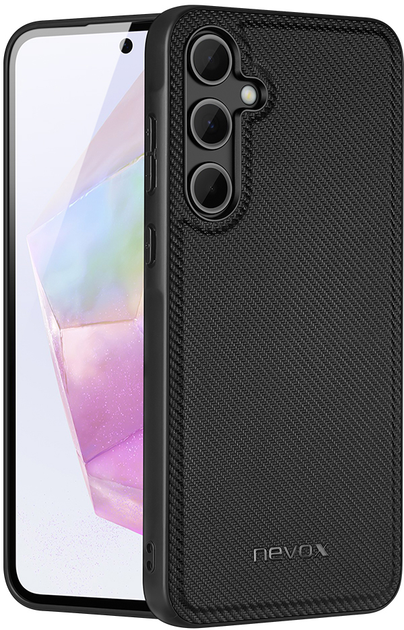 Панель Nevox StyleShell Nylo для Samsung Galaxy A35 Black (4250686413410) - зображення 1