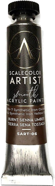 Farba Scale75 Artist Range 20 ml Burnt Sienna Umber (8423153061803) - obraz 1