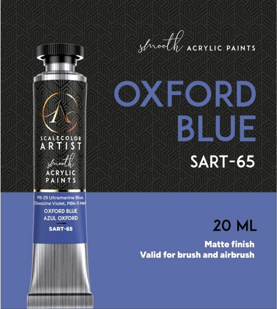 Фарба Scale75 Artist Range 20 мл Oxford Blue (8435635306173) - зображення 3