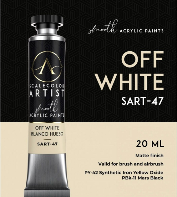 Farba Scale75 Artist Range 20 ml Off White (8423153062312) - obraz 3