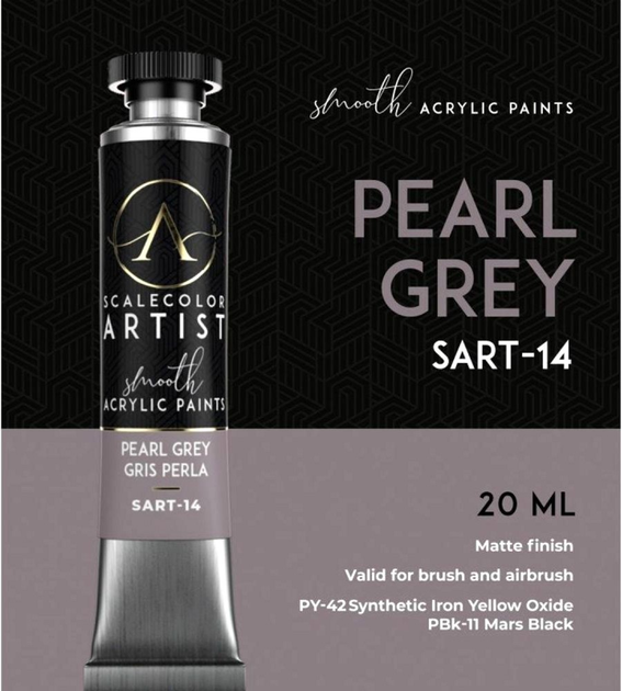 Фарба Scale75 Artist Range 20 мл Pearl Grey (8423153061988) - зображення 3