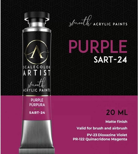 Farba Scale75 Artist Range 20 ml Purple (8423153062084) - obraz 3
