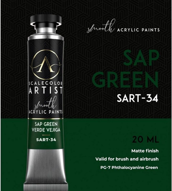 Farba Scale75 Artist Range 20 ml Sap Green (8423153062183) - obraz 3