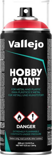 Праймер-спрей Vallejo Hobby Paint 28.023 400 мл Bloody Red (8429551280235) - зображення 1