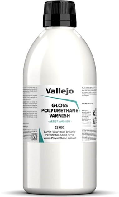 Лак Vallejo Gloss Polyurethane 28.650 500 мл (8429551286503) - зображення 1