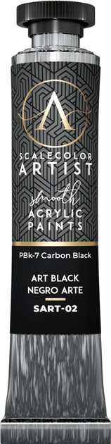 Фарба Scale75 Artist Range 20 мл Art Black (8423153061766) - зображення 1