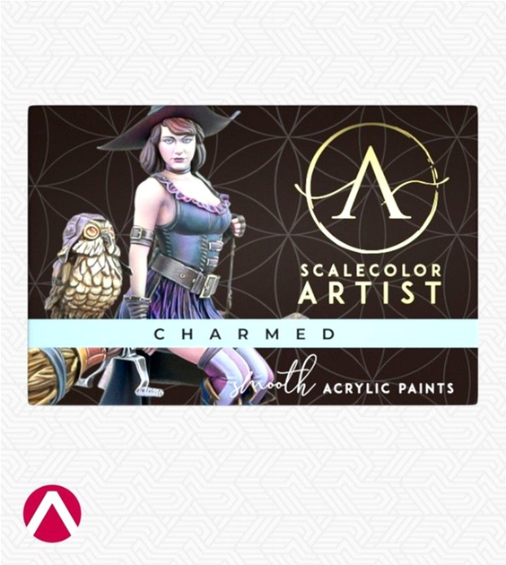 Zestaw farb Scale75 Artist Range Charmed Acrylic 6 szt (8435635305954) - obraz 4