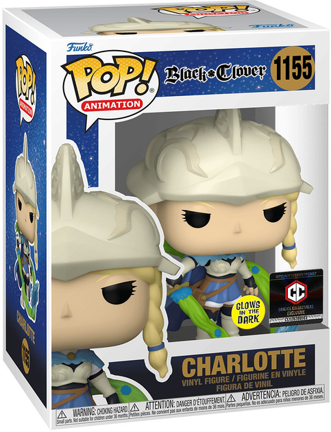 Figurka Funko Pop Black Clover Charlotte Exclusive 9 cm (0889698631433) - obraz 1