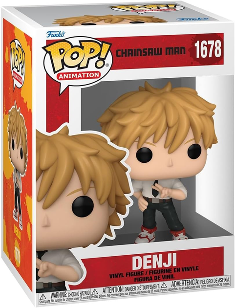 Фігурка Funko POP Chainsaw Man Denji 9 см (0889698803205) - зображення 1