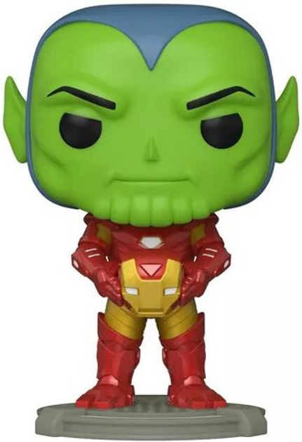 Фігурка Funko POP Comic Cover Marvel Avengers The Initiative 16 Skrull as Iron Man 10 см (0889698656115) - зображення 2