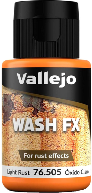 Фарба Vallejo Wash FX 76.505 35 мл Light Rust (8429551765053) - зображення 1