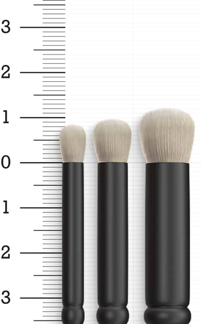 Набір пензлів натуральних Vallejo B07990 Dry Brush Kit Natural SML (8429551002486) - зображення 2