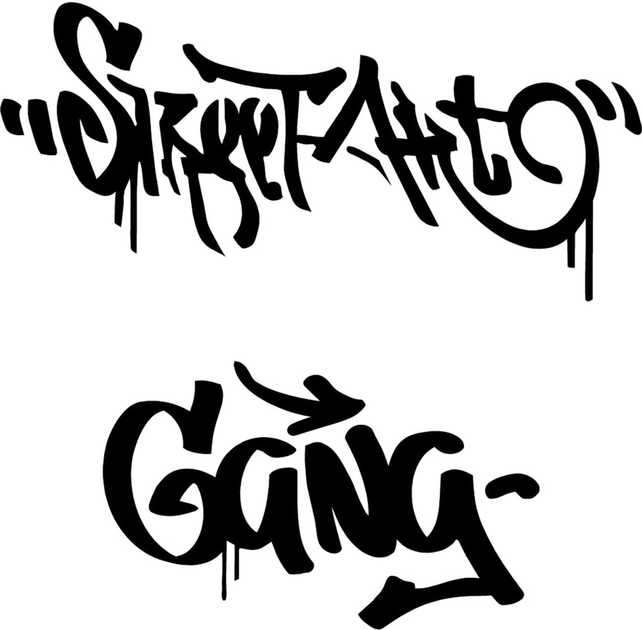 Трафарет Vallejo ST-LET004 Stencils Street Art No 2 (8429551986533) - зображення 3