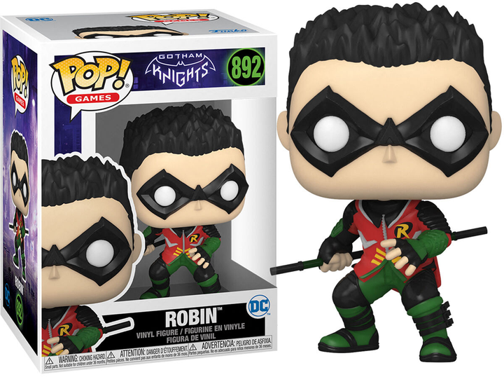 Фігурка Funko Pop DC Comics Gotham Knights Robin 9 см (0889698574204) - зображення 2