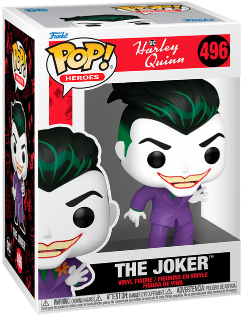 Фігурка Funko Pop DC Comics Harley Quinn The Joker 9 см (0889698758505) - зображення 1