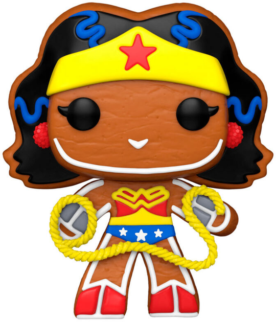 Фігурка Funko Pop DC Comics Holiday Gingerbread Wonder Woman 9 см (0889698643245) - зображення 2