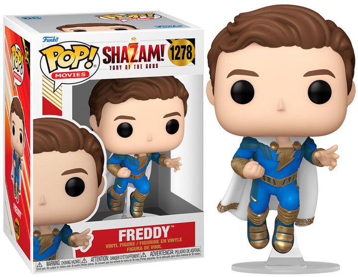 Фігурка Funko Pop DC Comics Shazam Fury of the Gods Freddy 9 см (0889698691246) - зображення 2