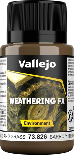 Акрилова фарба Vallejo Weathering FX Environment 73.826 40 мл Mud and Grass Effect (8429551738262) - зображення 1