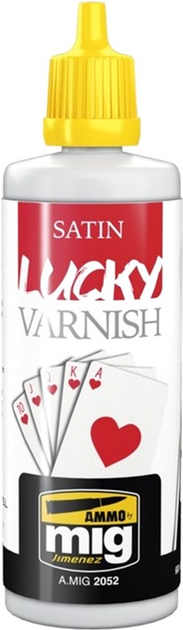 Лак акриловий Ammo Lucky Varnish 60 мл Сатиновий (8432074020523) - зображення 1