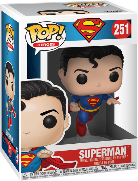 Фігурка Funko Pop DC Superman 80 Years Superman Flying Exclusive 9 см (0889698344180) - зображення 1