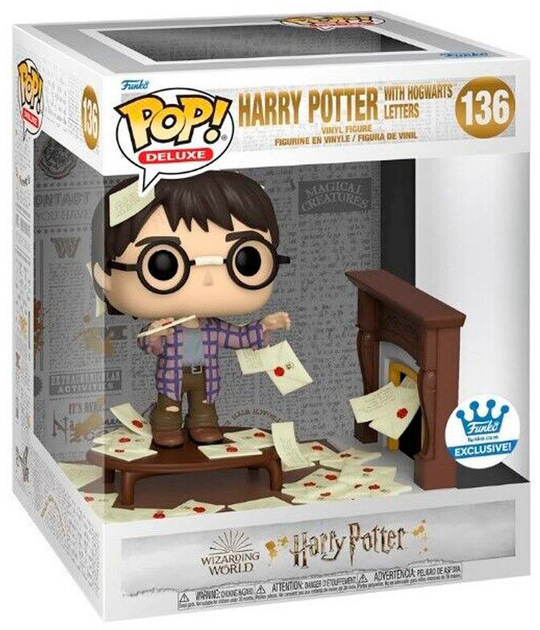 Фігурка Funko Pop Deluxe Harry Potter Anniversary Harry Potter with Hogwarts Letters Exclusive 12 см (0889698582155) - зображення 1