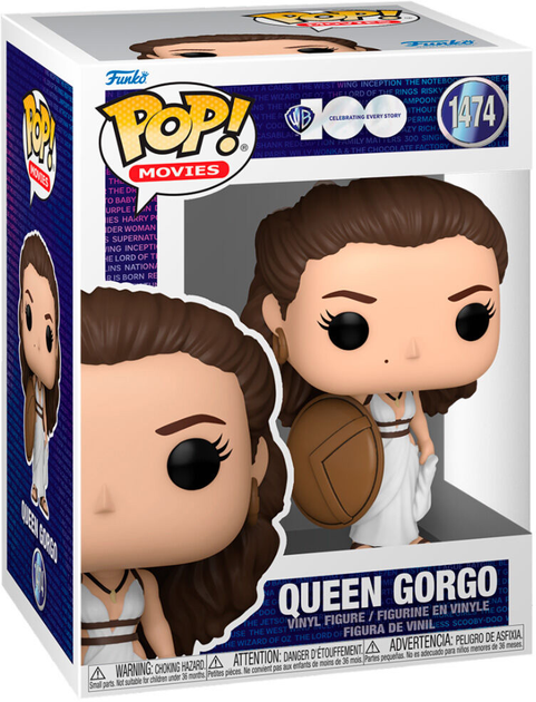 Фігурка Funko POP Movies 100th anniversary Warner Bros 1474 300 Queen Gorgo 9 см (0889698724395) - зображення 1