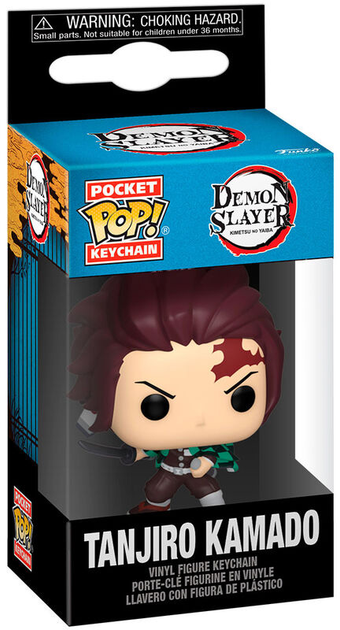 Брелок Funko Pocket Pop Keychain Demon Slayer Kimetsu no Yaiba Tanjiro Kamado (0889698613743) - зображення 1