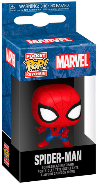 Брелок Funko Pocket POP Keychain Marvel Spider Man Classics 4 см (0889698824958) - зображення 1