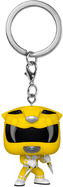 Брелок Funko Pocket POP Keychain Power Rangers 30th Anniversary Yellow Ranger 4 см (00889698721530) - зображення 2