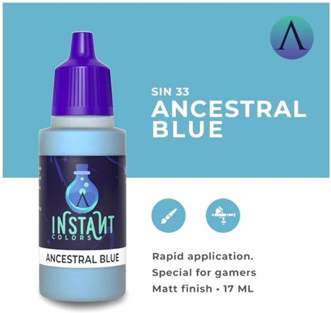 Фарба акрилова Scale75 Instant Colors 17 мл Ancestral Blue (8412548900889) - зображення 2