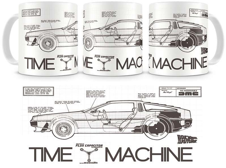 Чашка SD Toys Back to the Future Машина часу 300 мл (8435450200755) - зображення 6