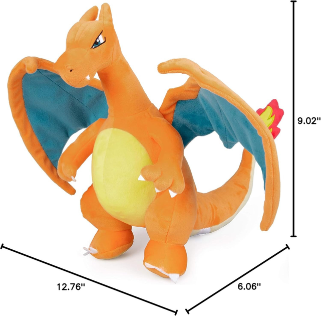 Maskotka Jazwares Pokemon Charizard 29 cm (0889933952620) - obraz 5